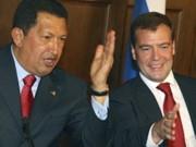 Ugo Chavez e Dmitry Medvedev